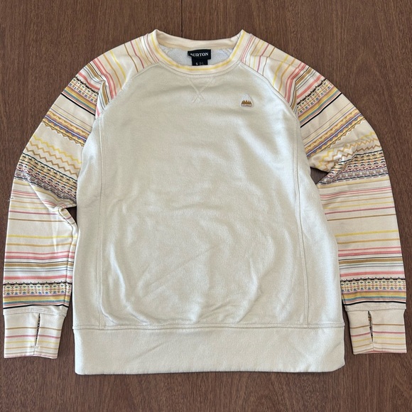 Women’s Burton Oak Pullover Crewneck Sweatshirt Size Small Stowe Raglan - Picture 1 of 6